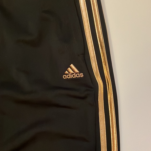 Adidas Youth rose gold and black track pants - Picture 11 of 15